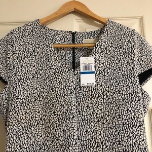 Black & white Michael Kors A line extra large dress with tag.